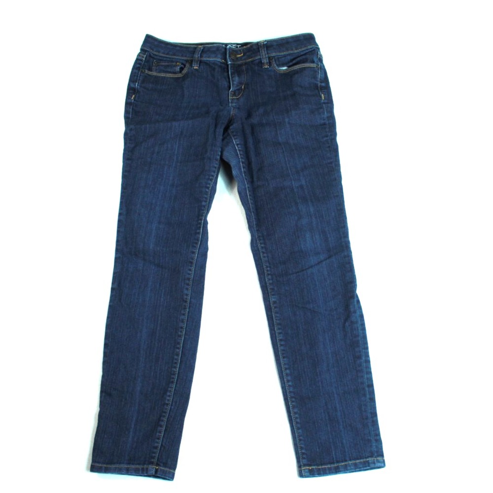 Ann‎ Taylor Women Blue Jeans Modern Skinny Casual Denim Size 8P